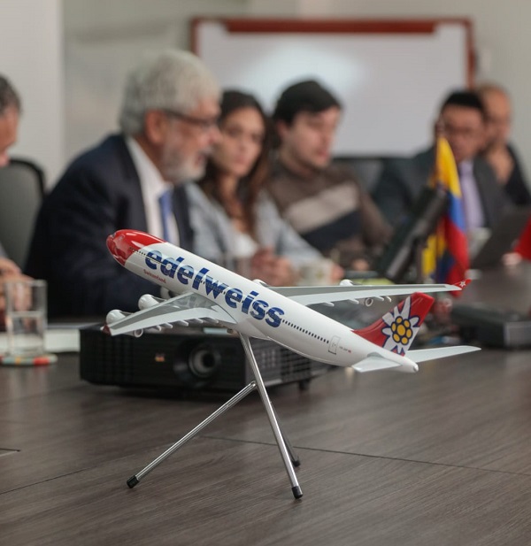 Llegada de Edelweiss Air impulsará comercio, inversión y turismo con el  centro de Europa – Corrillos